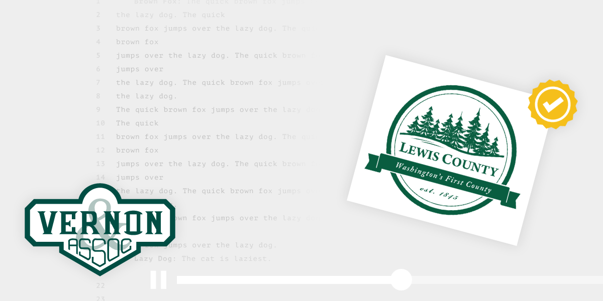 Approved Transcriptionists for Lewis County Superior Court