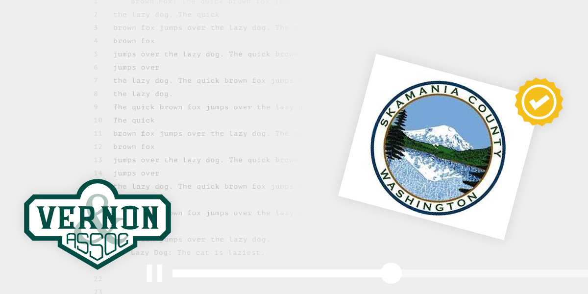 Approved Transcriptionists for Skamania County Superior Court